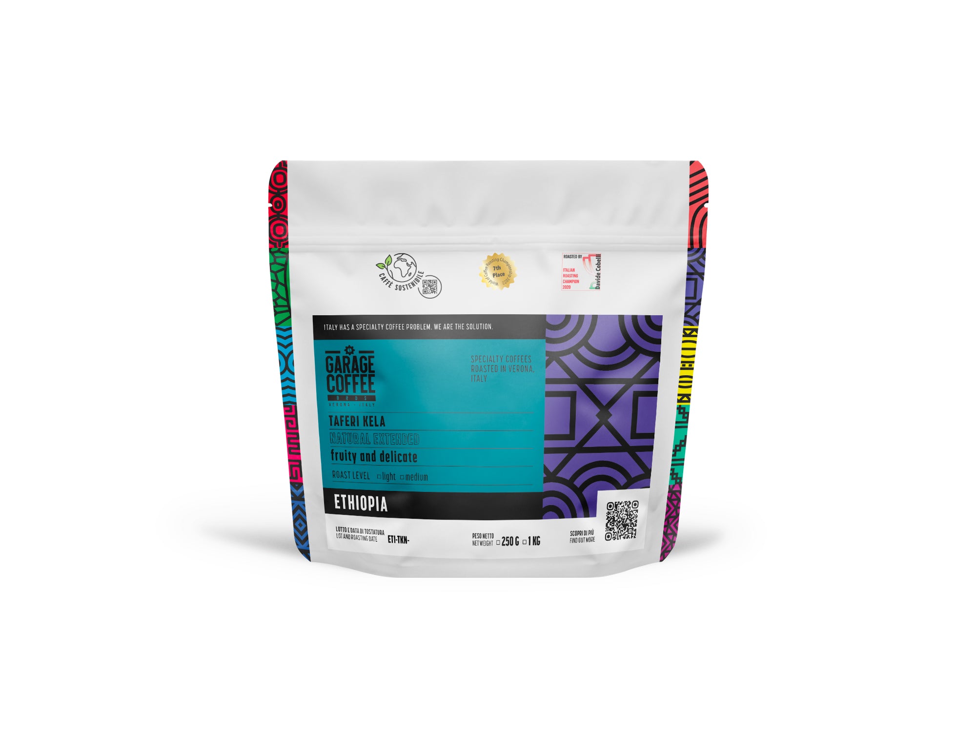 Specialty Coffee Ethiopia Taferi Kela Natural Extended — Ethiopia by Specialty Coffee Roasting in Verona