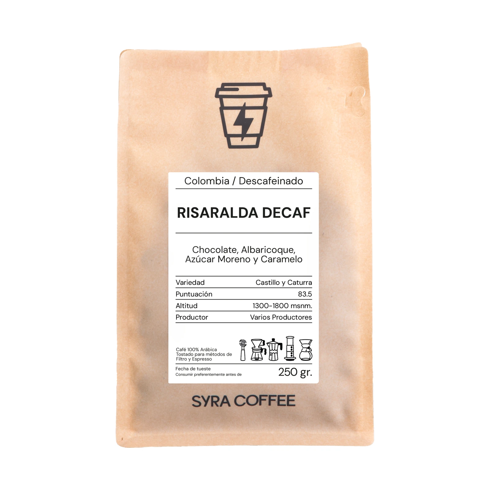 Risaralda Decaf — Colombia by Syra Coffee