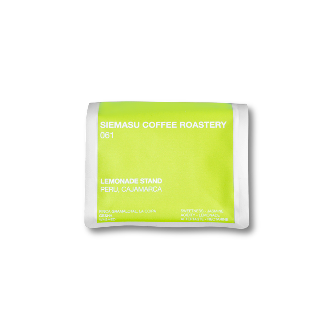 Lemonade Stand, Peru Geisha by The Right Roast