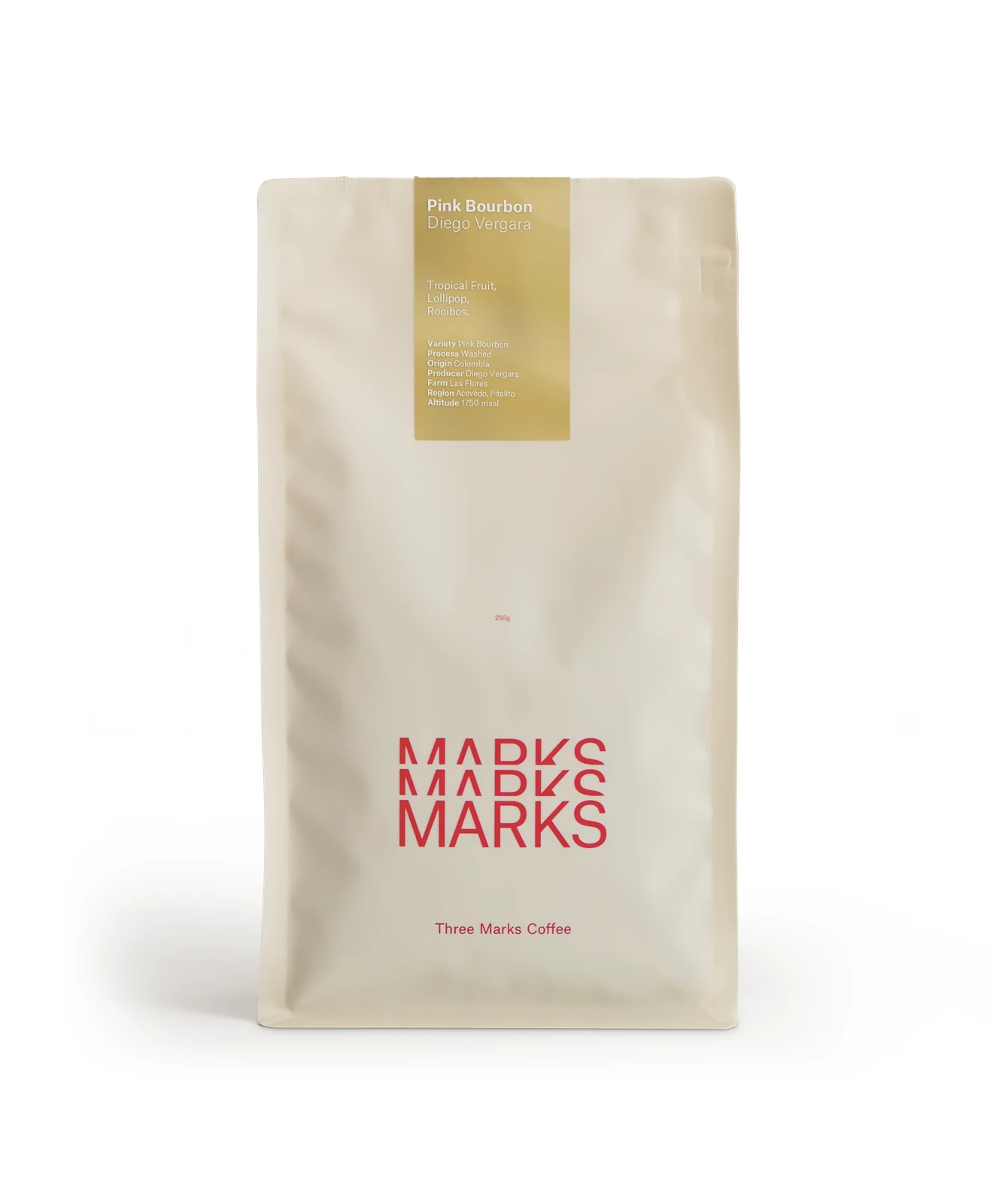 Pink Bourbon Diego Vergara by Three Marks Coffee