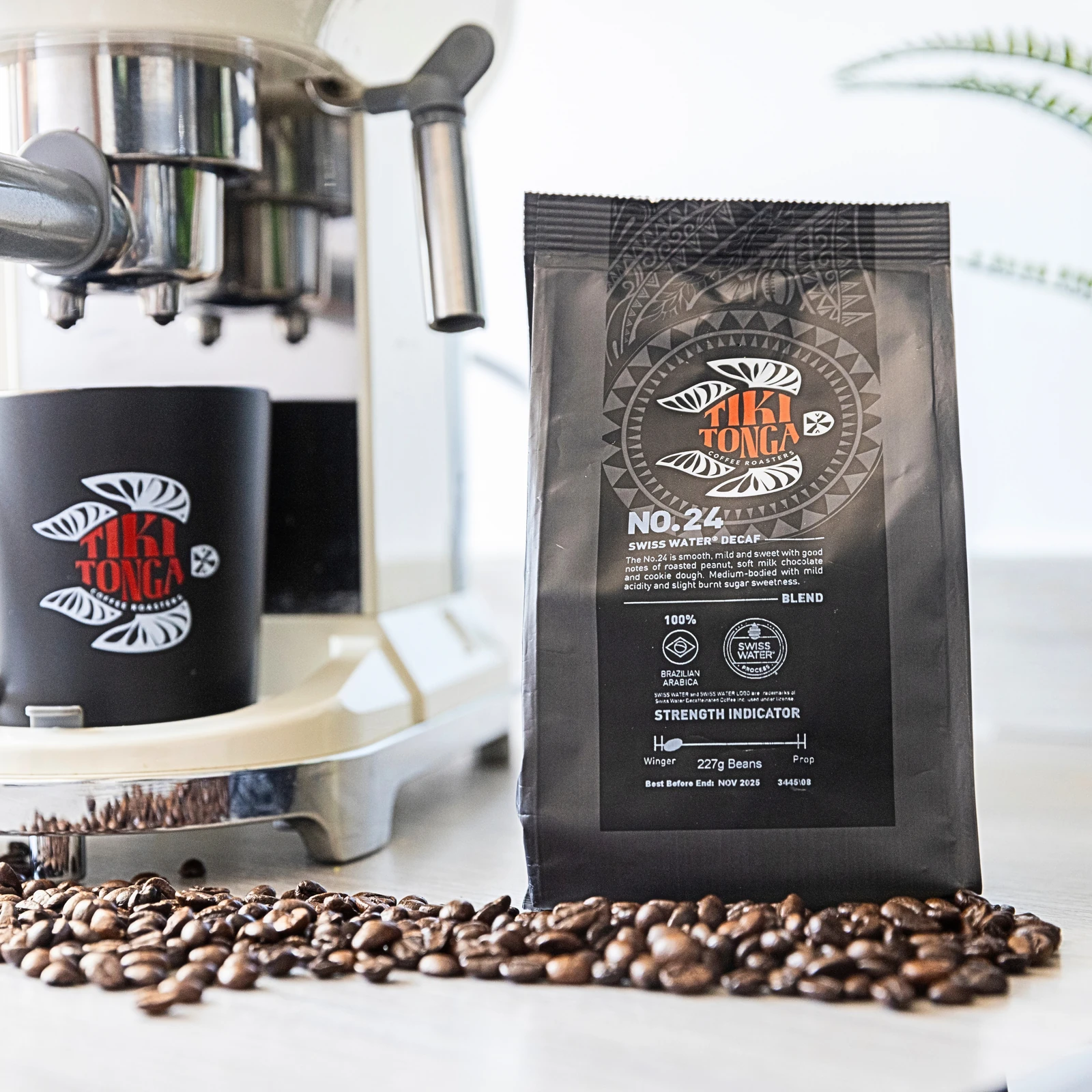 No.24 SWISS WATER DECAF (Beans) - 227g by Tiki Tonga…