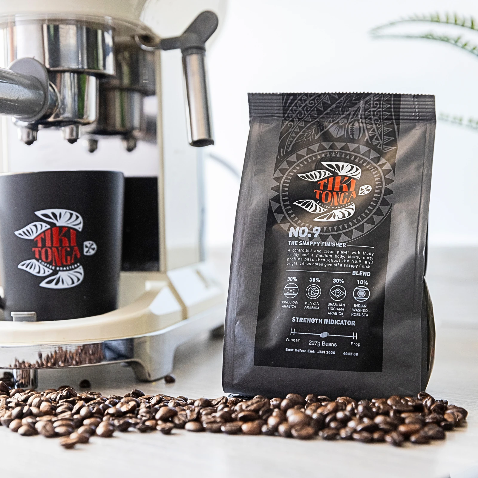 No.9 THE SNAPPY FINISHER (Beans) by Tiki Tonga Coffee…