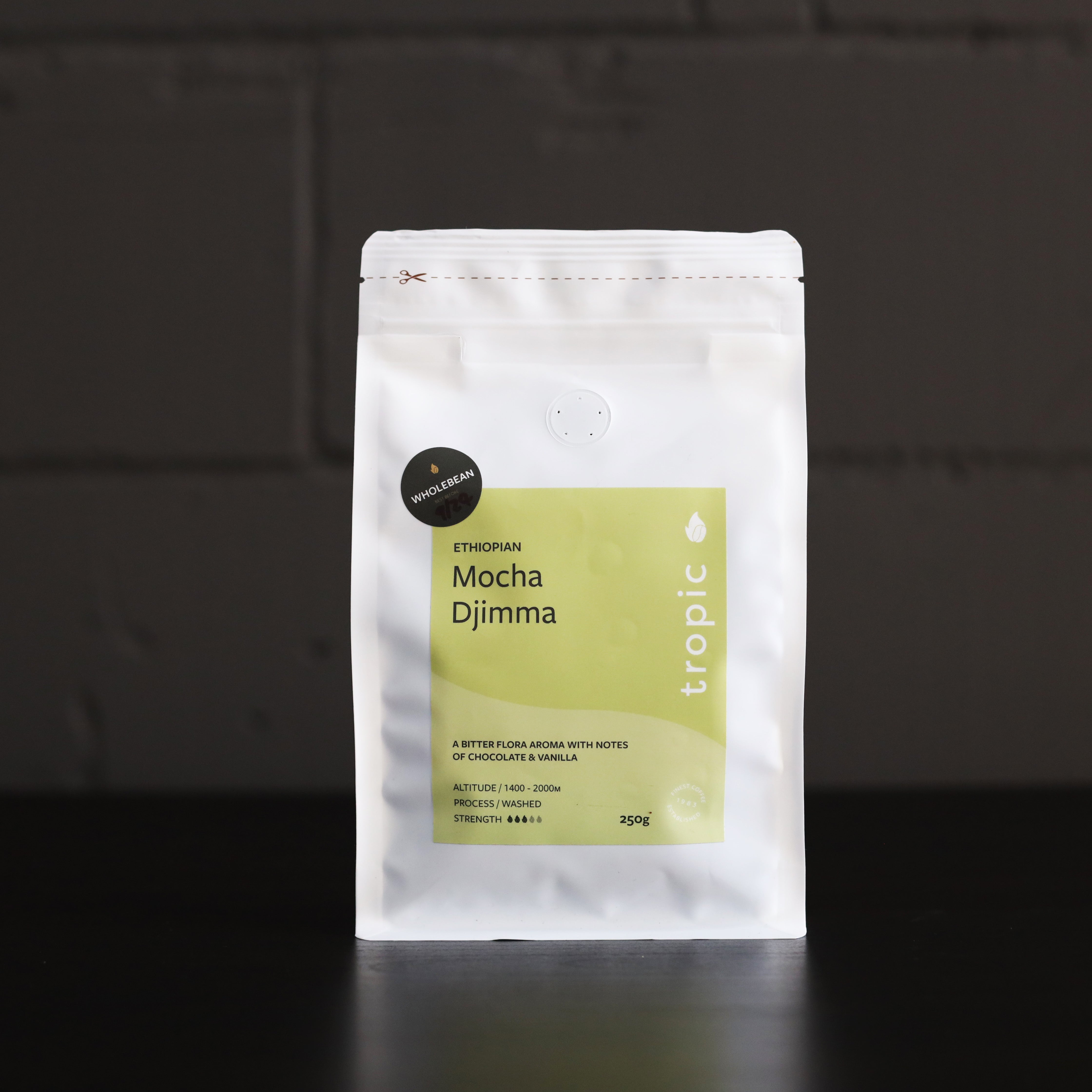 Ethiopian Mocha Djimma Coffee by Tropic Coffee