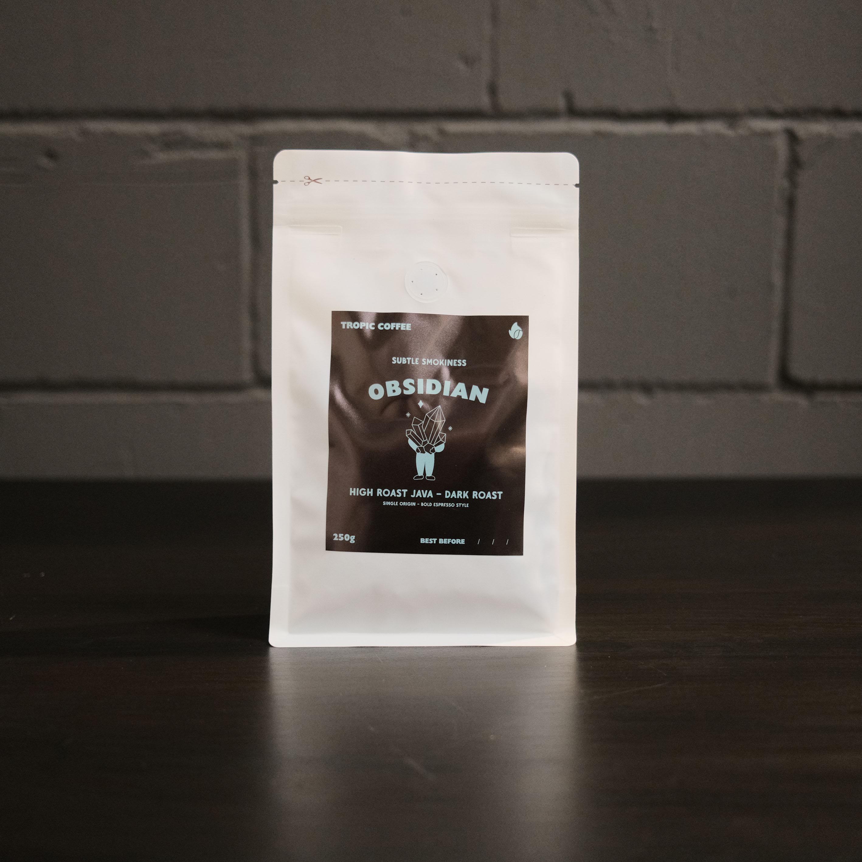 Obsidian. Coffee — Indonesia