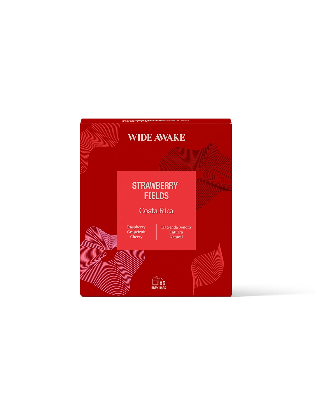 Strawberry Fields Brew Bags — Costa Rica by Wide Awake Coffee